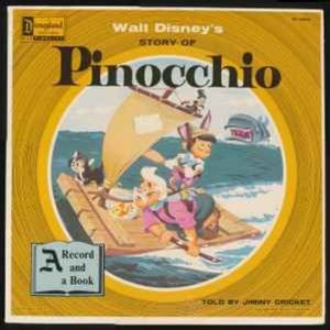 Walt Disney Studio ‎– Walt Disney's Story Of Pinocchio LP Record Set